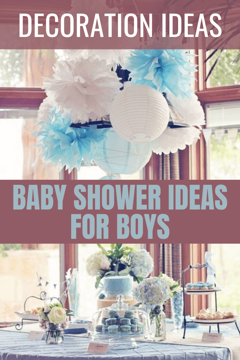 BABY SHOWER DECOR IDEAS FOR BOYS