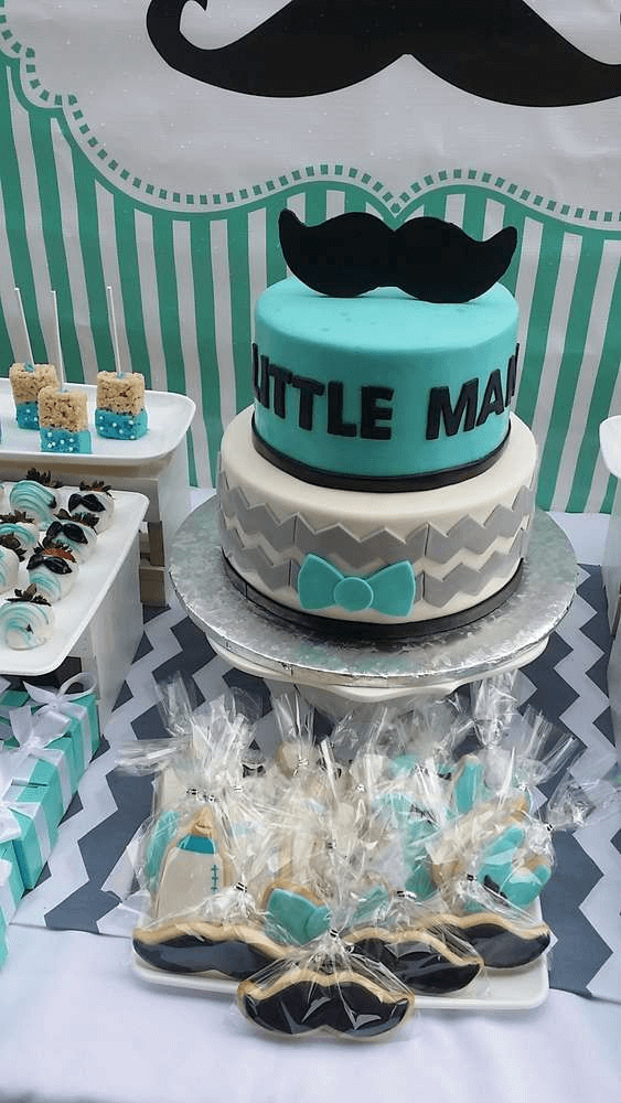 Baby Shower Ideas for Boys Mustache Bash Theme
