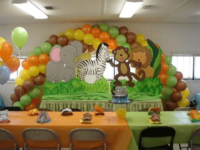 Jungle Themed Baby shower ideas for boys