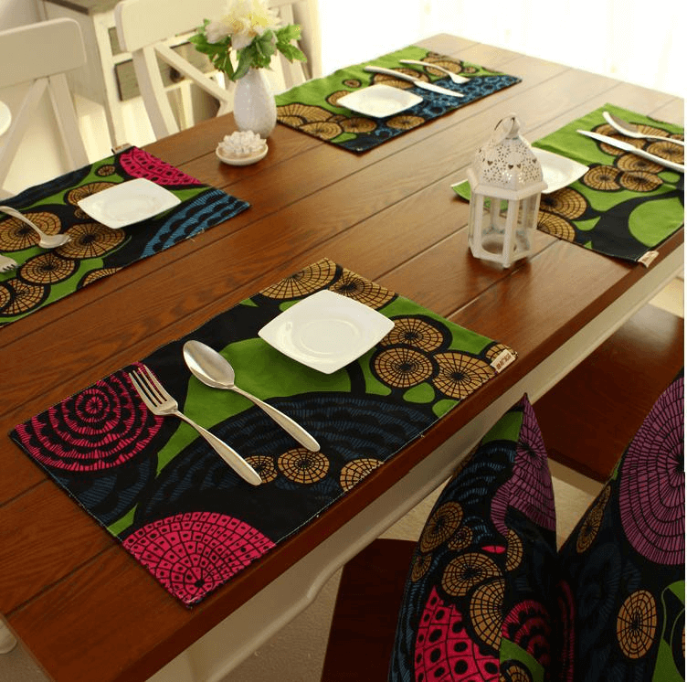 DIY cotton placemats ideas for dining table decorations