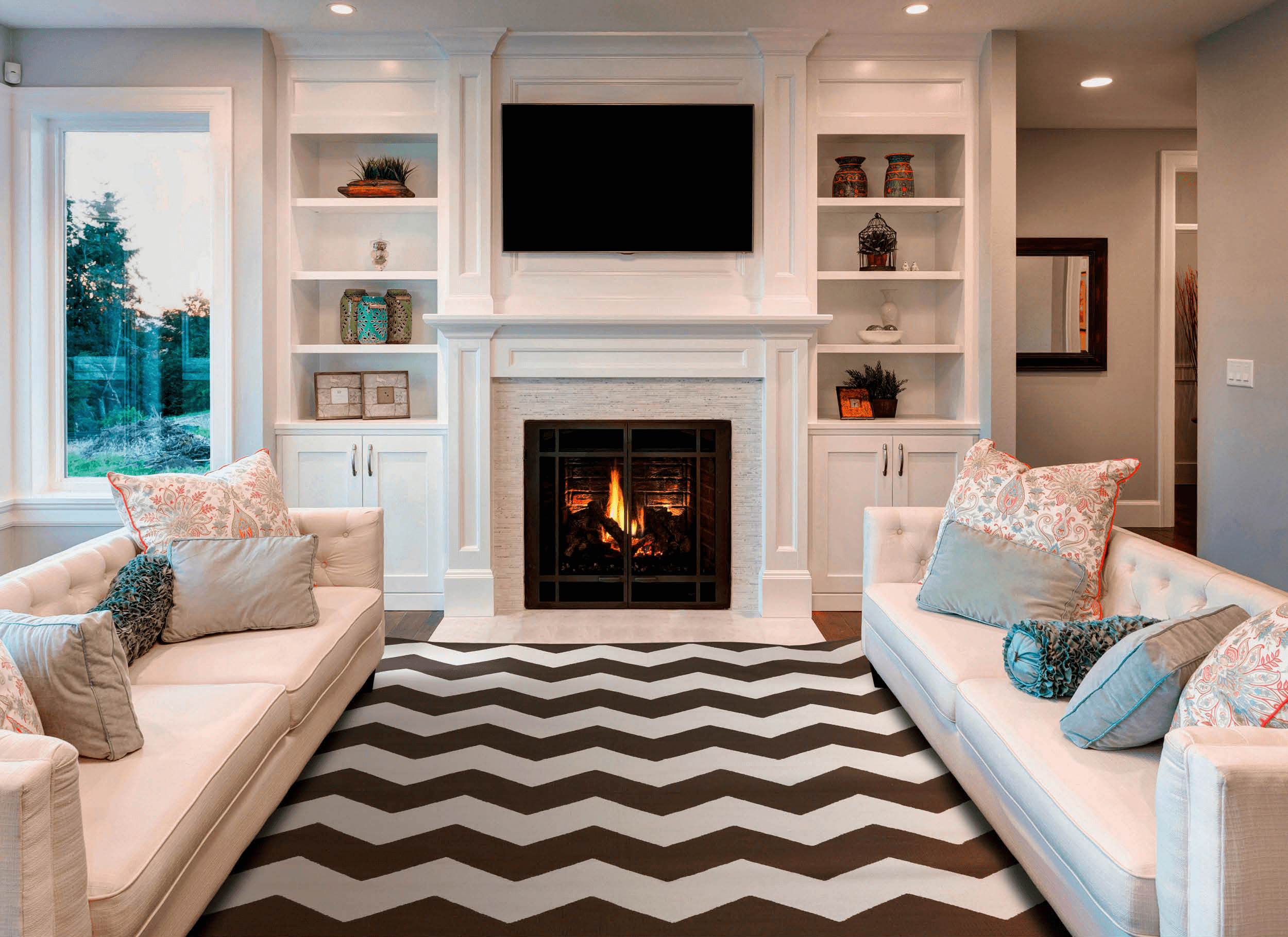 Contemporary Fireplace Design Ideas for All Cozy Feels