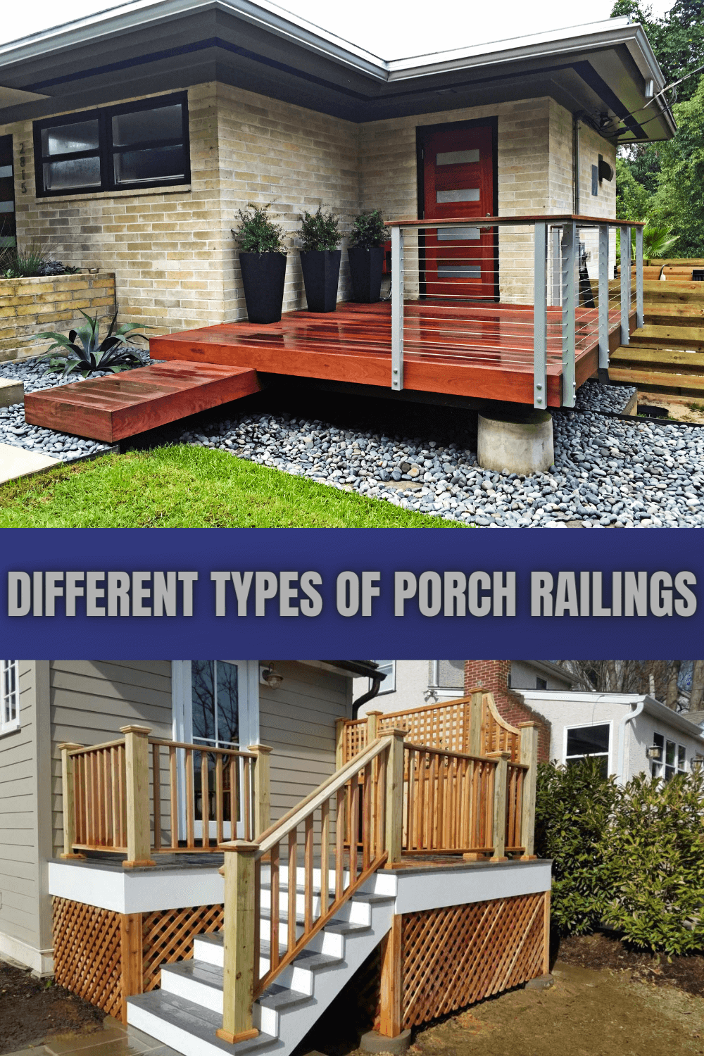 DIFFERENT TYPES OF PORCH RAILINGS
