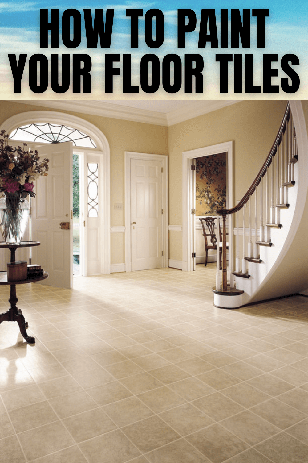 HOW TO PAINT YOUR FLOOR TILES