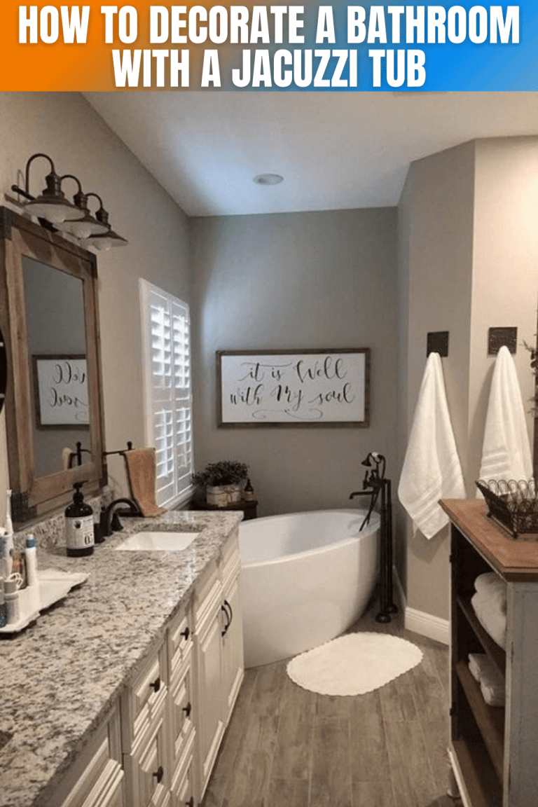 How to Decorate A Bathroom with A Jacuzzi Tub