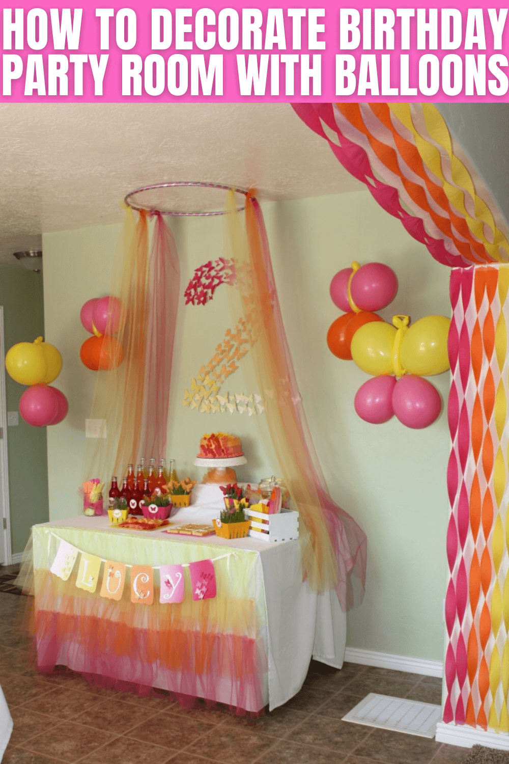 Know How To Decorate Birthday Party Room with Balloons - EasyHomeTips.org