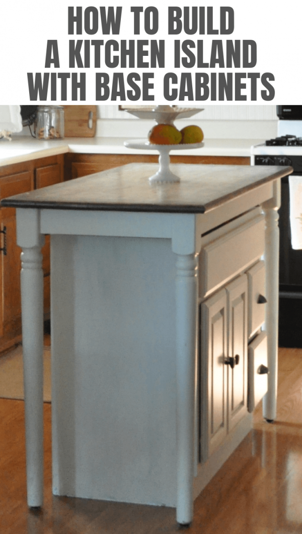 How to Build a Kitchen Island with Base