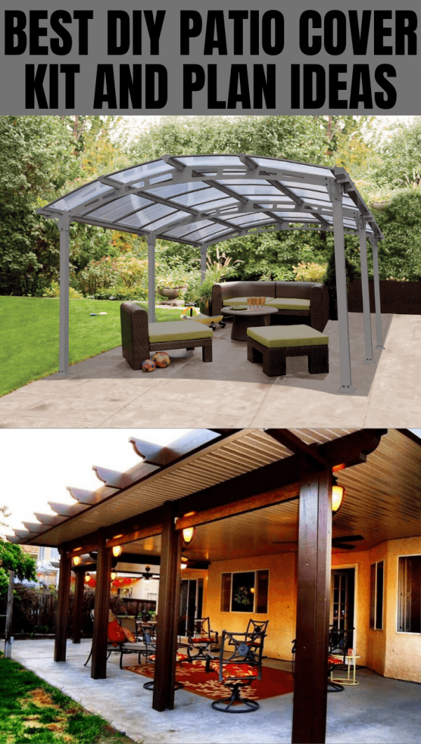 6 DIY Patio Covers Kit and Plans Ideas for Ultimate Looking Patio