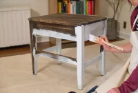 How to paint wood furniture white How to paint wood furniture white