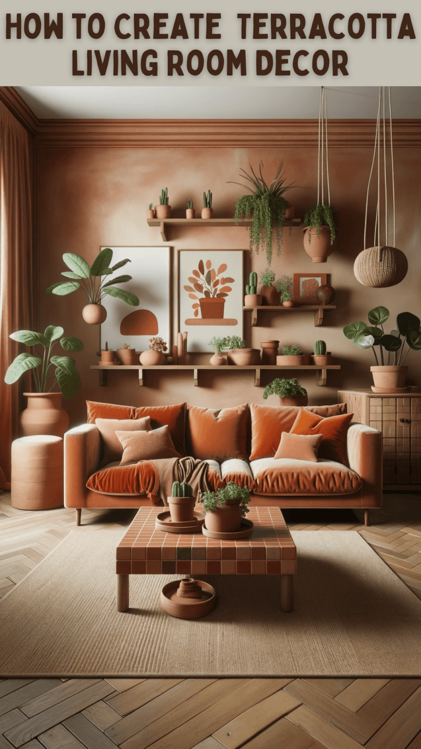 Elevate Your Space: Dive Deep into Terracotta Living Room Decor ...