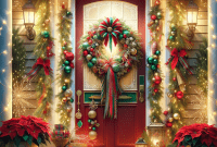 christmas door decorations christmas door decorations