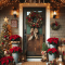 front porch christmas decor