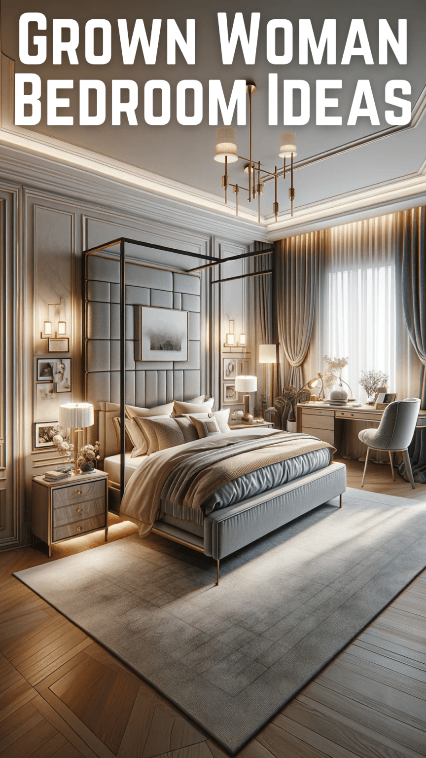Sophisticated and Elegant Grown Woman Bedroom Ideas to Transform Your ...