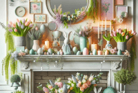 Spring Mantle Decor Ideas Spring Mantle Decor Ideas