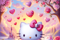 hello kitty valentines day wallpaper hello kitty valentines day wallpaper