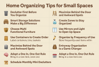 Home organizing tips for small spaces Home organizing tips for small spaces