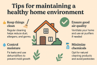 Tips for maintaining a healthy home environment Tips for maintaining a healthy home environment