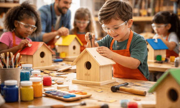 Best 1 Home Depot Kids Workshops Idea Build a Wooden Birdhouse