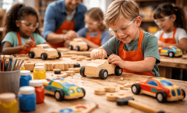 Best 2 Home Depot Kids Workshops Idea Build a Wooden Toy Car