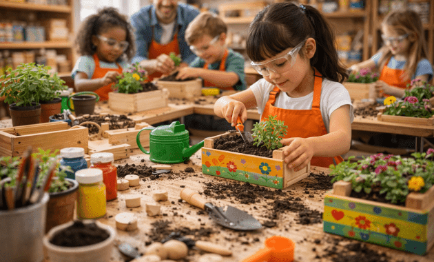 Best 3 Home Depot Kids Workshops Idea Build a Mini Garden Planter