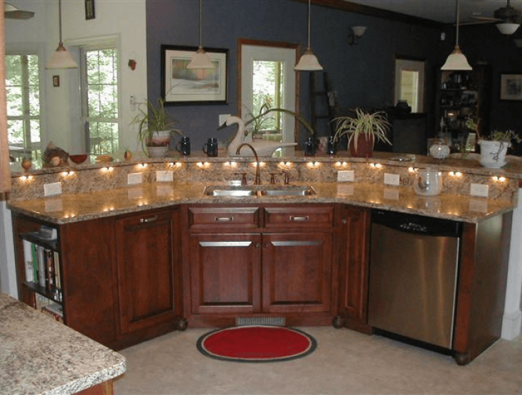 Kitchen island designs with sink and dishwasher