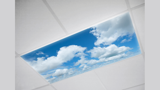 Cloud fluorescent light covers
