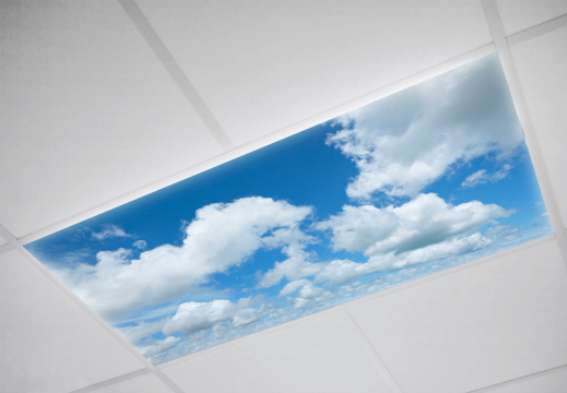Cloud fluorescent light covers