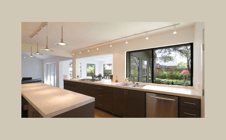 Flat latex paint color for countertop