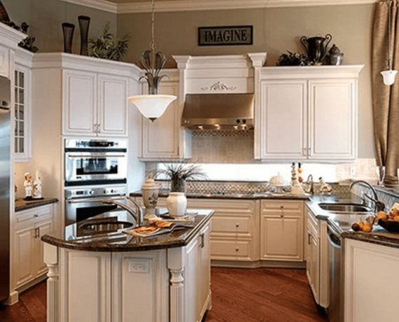 Kitchen cabinet molding and trim ideas