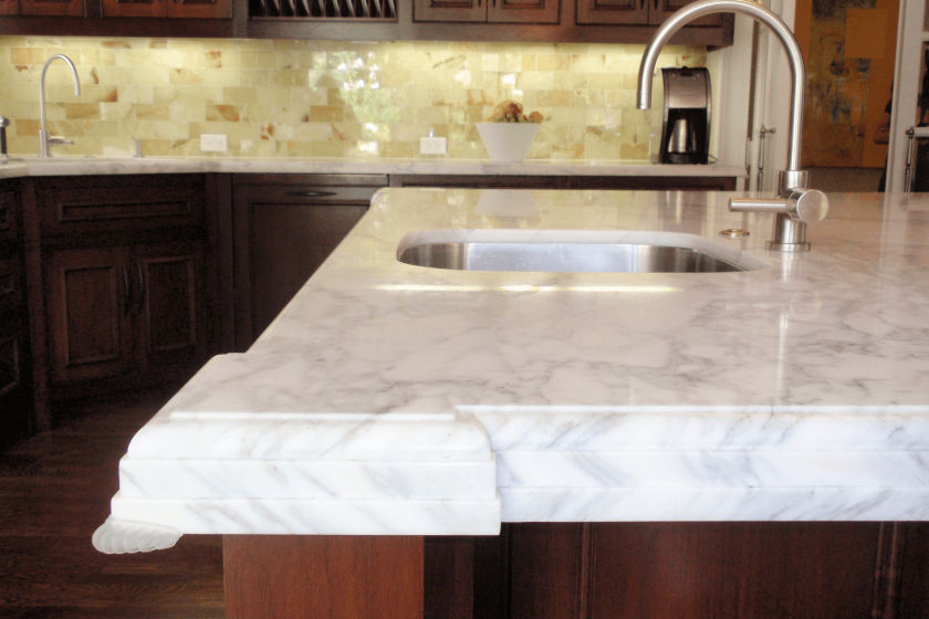 Marble countertops