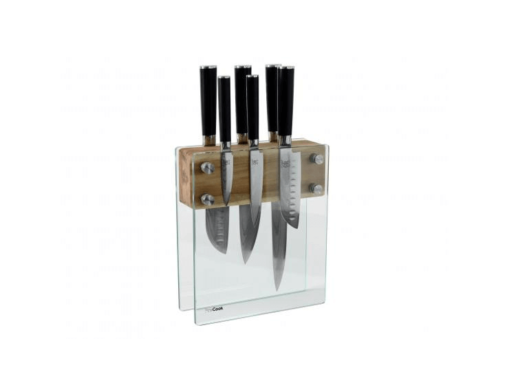 Pro Cook X100 VG10 6 Piece Damascus Knife Set