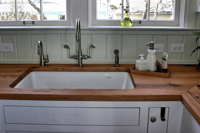 Reclaimed Wood Countertops
