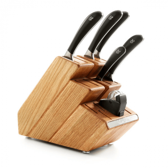 Robert Welch Signature Knife Block Set with Sharpener