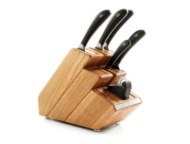 Robert Welch Signature Knife Block Set with Sharpener