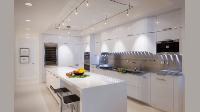 Image: decoist.com Track lighting over kitchen island