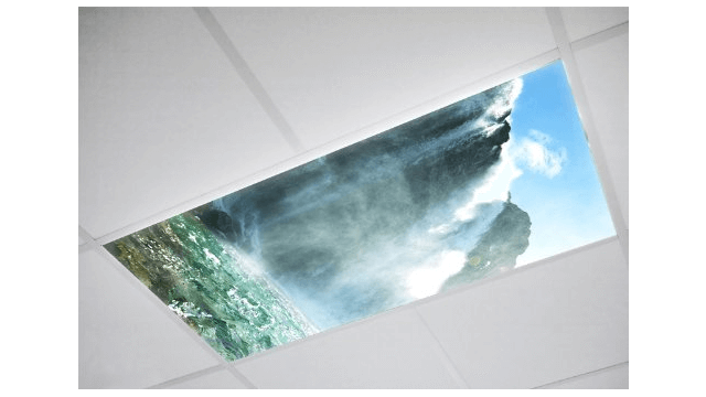 Waterfall Fluorescent light covers