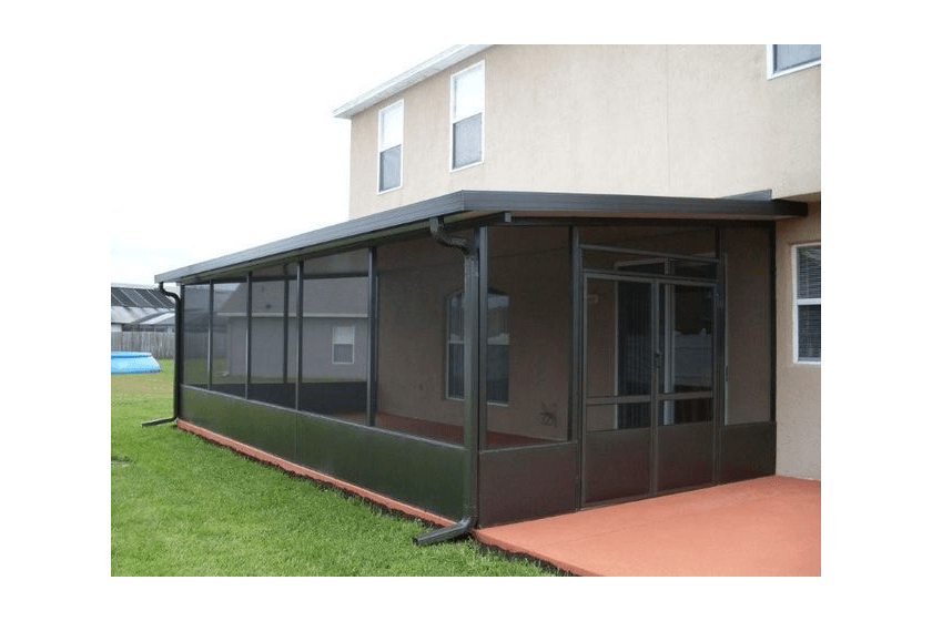 Aluminum screen patio enclosures