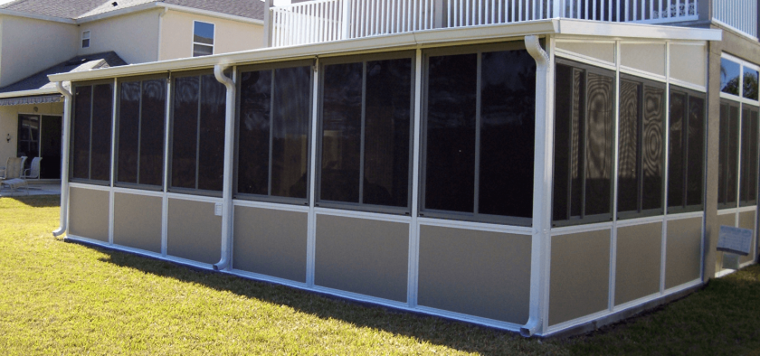 Outdoor patio screen enclosures