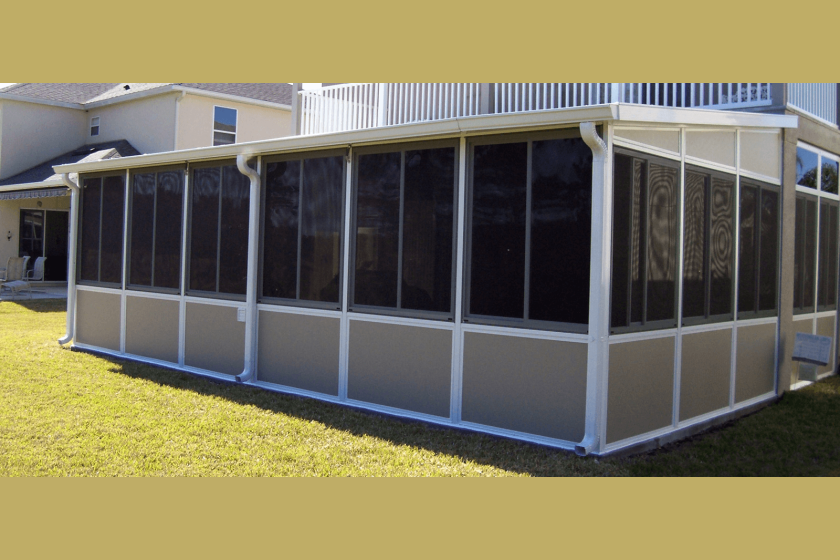 Outdoor patio screen enclosures