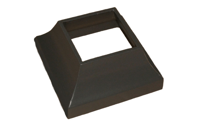 Porch post base aluminum