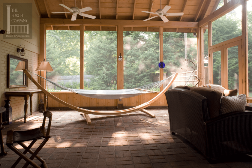 Screened In Porch Concrete Flooring