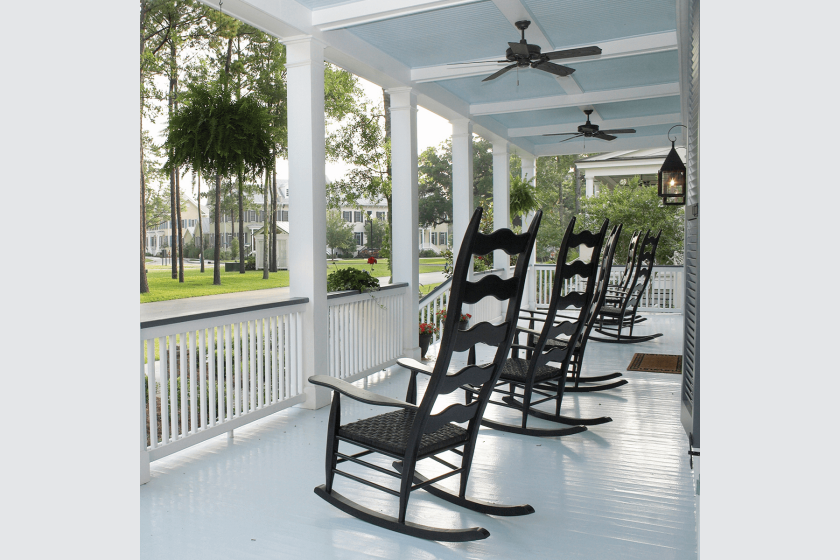 Shade of Gray porch flooring