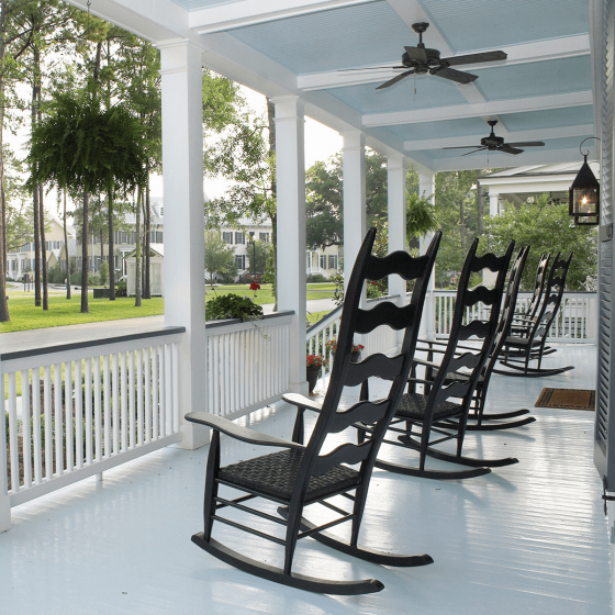 Shade of Gray porch flooring