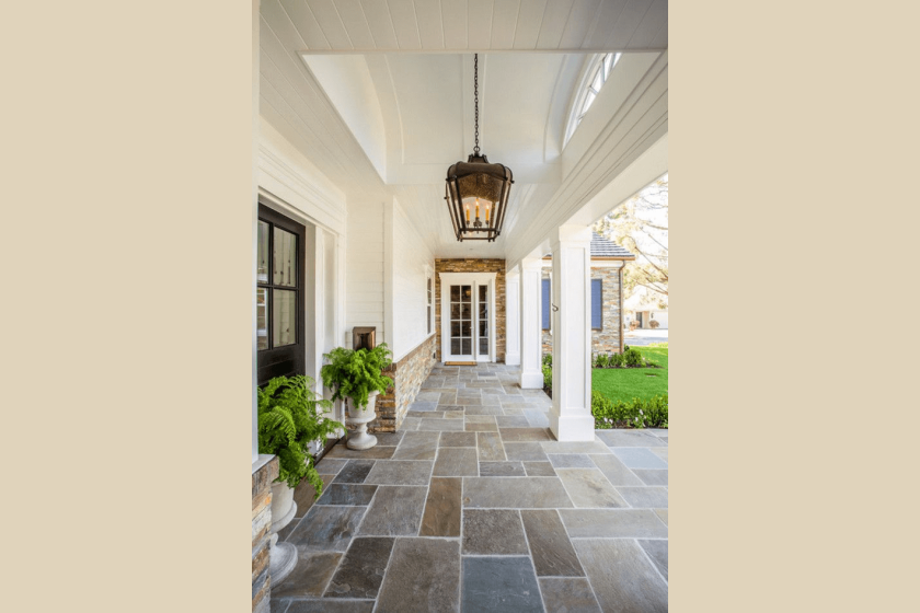 Stone porch flooring materials
