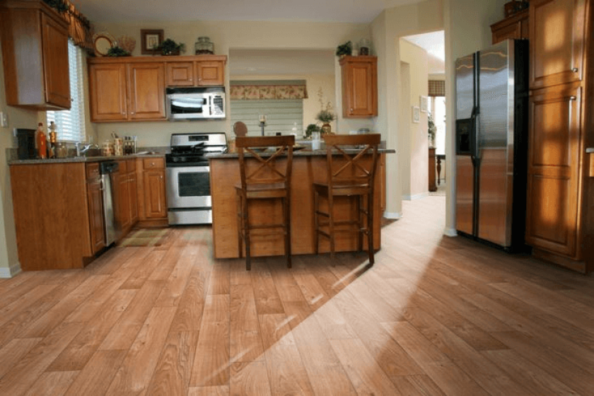 Image: sunspeedflooring.com Vinyl kitchen flooring pictures