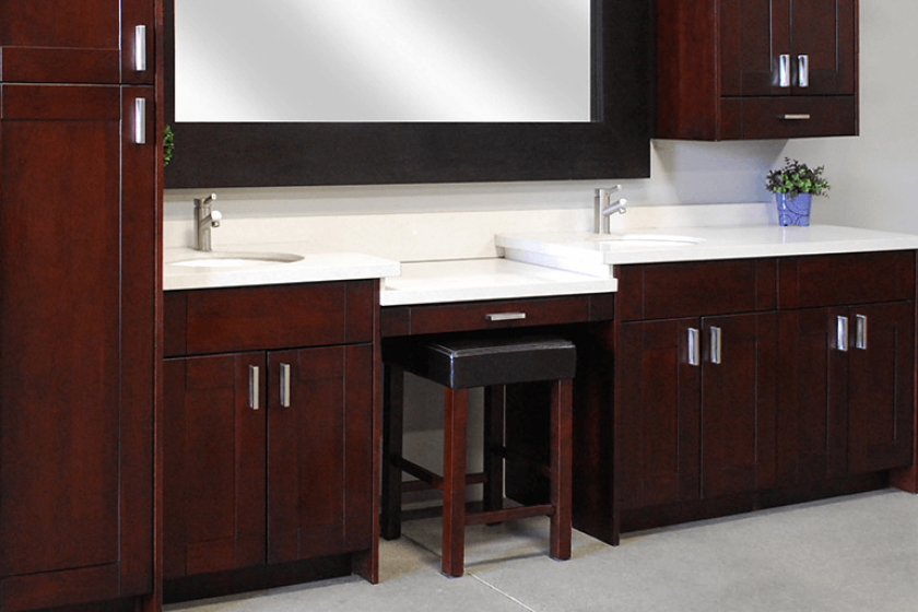 Bathroom vanity cabinets shaker
