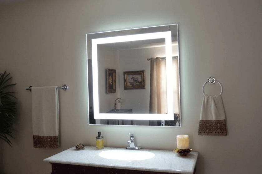 Bathroom vanity mirrors with lights