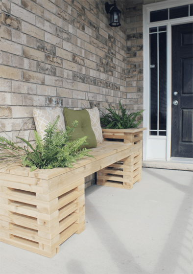Cedar Wood Corridor Bench
