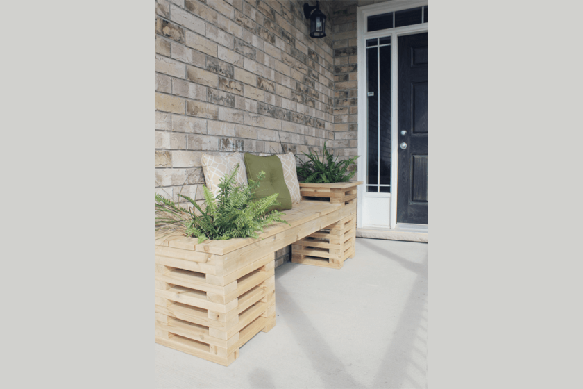 Cedar Wood Corridor Bench