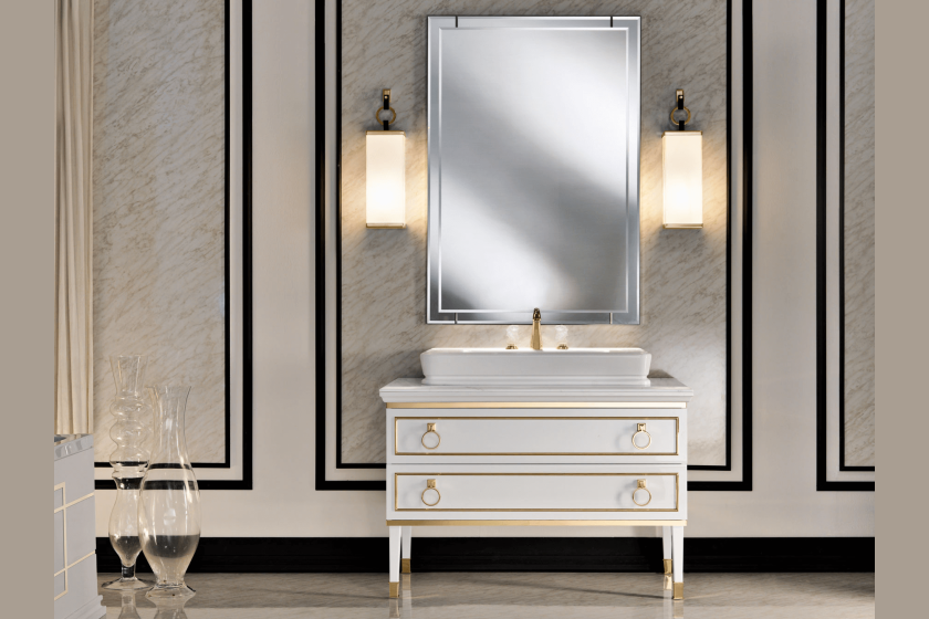 High end bathroom vanity mirrors