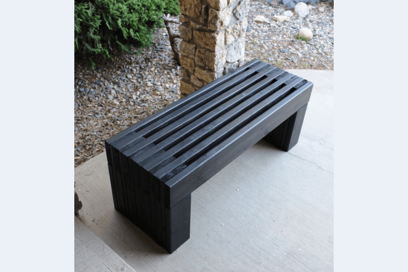 Porch bench wood